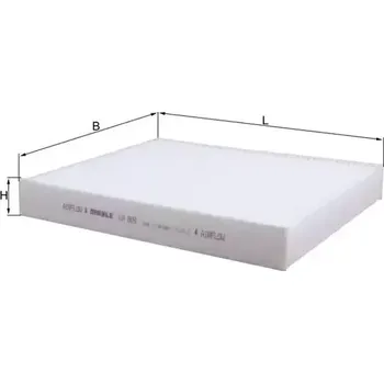 Kabinový filtr MAHLE Filtr vzduchu v interiéru MAO LA 809