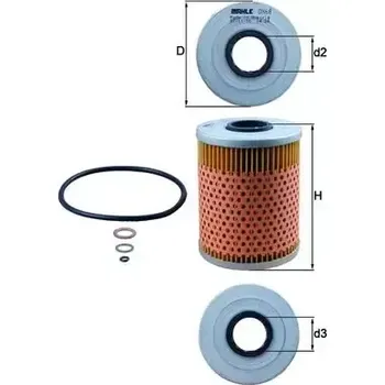 Olejový filtr MAHLE Olejový filtr MAO OX 68D
