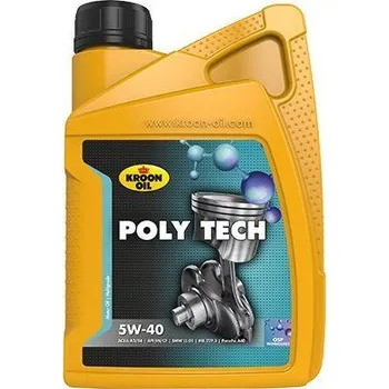Motorový olej Kroon-Oil Poly Tech 5W-40 1 l KRO 36139