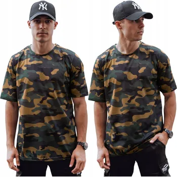 PÁNSKÉ TRIČKO ZELENÉ MASKÁČOVÉ RX5594 - M