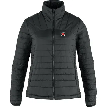 turistická zateplená bunda dámská FJÄLLRÄVEN Expedition X-Lätt Jacket W Black - XS