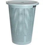 Excellent Houseware Koš na prádlo s víkem 35 l 40 x 52 cm zelený