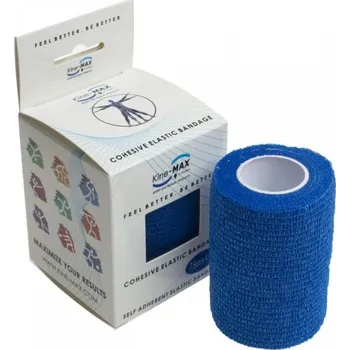Sport Kine-Max Cohesive Elastic Bandage elastické samofixační obinadlo modré