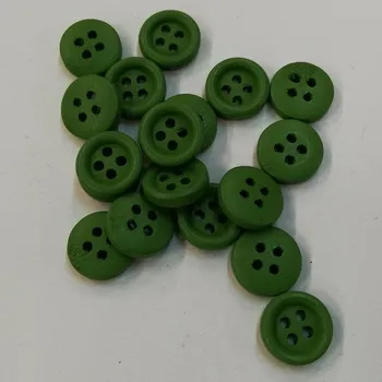 Knoflík Dřevěný knoflík zelený