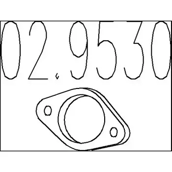 Těsnění výfuku MTS Těsnění výfukové trubky MTS 02.9530