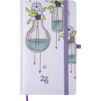 Diář Kapesní diář -&nbsp;Lahvičky s kytkou 2026