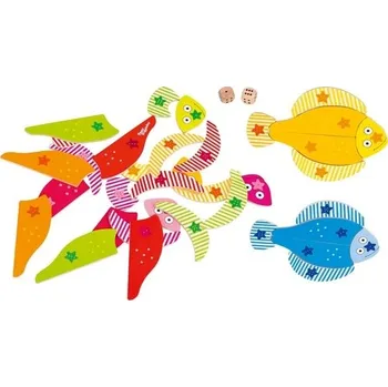 Puzzle Puzzle hra s kostkami Veselý platýs