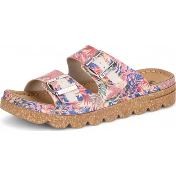 Dámské pantofle DÁMSKÉ PANTOFLE RIEKER V8751-90 RŮŽOVÁ Barva: RŮŽOVÁ, Velikost: 42