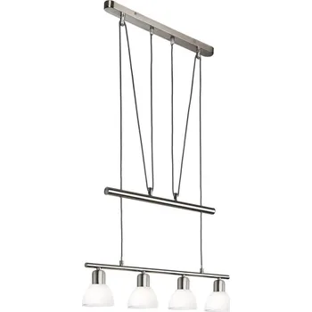 LED Lustr na lanku MATTES 4xE14/4W/230V 3000K lesklý chrom