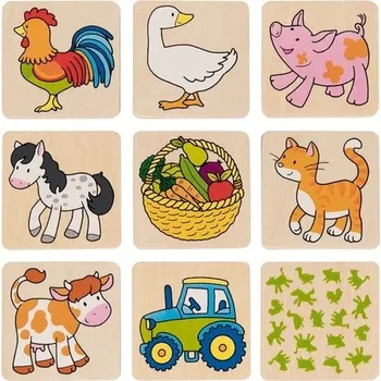 Desková hra Dřevěné pexeso Farma II