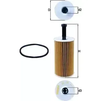 Olejový filtr MAHLE Olejový filtr MAO OX 193D