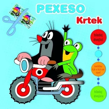 Desková hra Krtek - pexeso sešitové s MAXI kartičkami