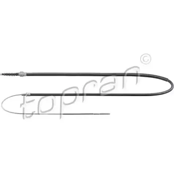 Lanko parkovací brzdy TOPRAN Tažné lanko parkovací brzdy TPR 102 834