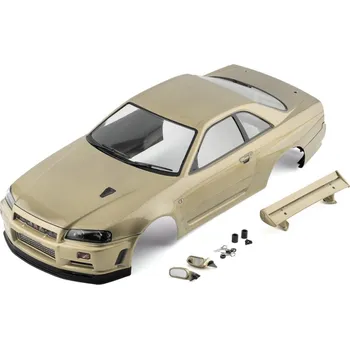 RC model auta Killerbody (KB48645) Karoserie Nissan Skyline R34 (zlatá)