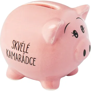 Pokladnička Prasátko - Skvělé kamarádce