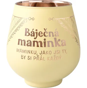 Party dekorace Zrcadlový svícen - Báječná maminka