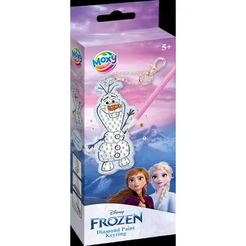 plyšák Diamantové malování Ledové králoství - výroba klíčenky