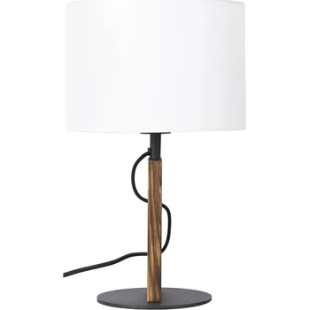 Lampička Stolní lampa PINUS 1xE27/40W/230V bílá/dřevo