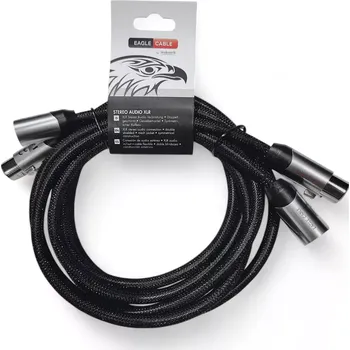 Audio kabel Eagle Cable DeLuxe II XLR - 1,5m