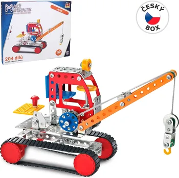 ostatní stavebnice MALÝ MECHANIK - Jeřáb s pásy