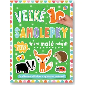 Bystrá hlava Veľké samolepky pre malé ruky Les
