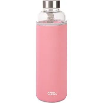 Školní batoh Skleněná láhev s růžovým obalem 720 ml