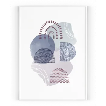 Plakát Plakát / Obraz Abstract A4 - 21 x 29,7 cm Pololesklý saténový papír