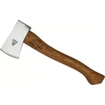Sekera Helko PATHFINDER 600 g, 380mm (IT-11438EU) (Sekerka Helko PATHFINDER, hlava 600 g, násada 38 cm, celkem 800 g. Sekera kanadského tvaru Yankee. Zrcadlově leštěné tělo, ostře nabroušené ostří, originální hikorová násada, kožený chránič ostří.)
