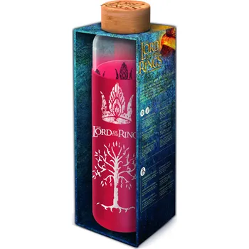 Školní batoh Skleněná láhev na pití s návlekem - Pán prstenů 585 ml