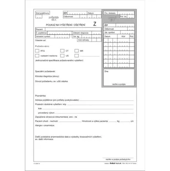 Asker Poukaz na vyšetření - ošetření Z