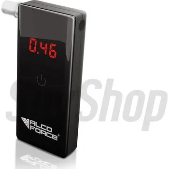 Alkohol tester Profesionální alkohol tester AlcoForce PRIME – platinový elektrochemický senzor, rozsah měření 0,00 ‰ – 3,00 ‰, kompaktní design AlcoForce 8594190030234