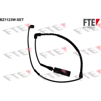 Brzdová destička FTE Výstražný kontakt opotřebení obložení FTE BZ1123W-SET