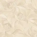 Zambaiti Parati Luxusní vliesová tapeta na zeď, šedo-béžová, květiny, Z20124, Casa Chic, Zambaiti Parati, velikost 10,05 x 0,53 m