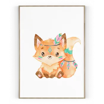 Plakát Plakát / Obraz Boho A4 - 21 x 29,7 cm Tiskové plátno