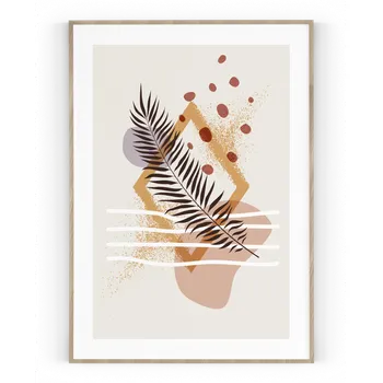 Plakát Plakát / Obraz Minimal Pololesklý saténový papír S bílým okrajem A4 - 21 x 29,7 cm