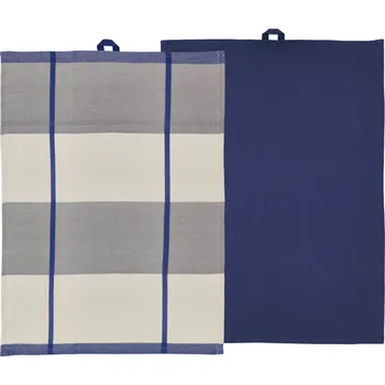 Södahl, Kuchyňské utěrky Blocks 50 x 70 cm sytě modré 2 ks - Formadore