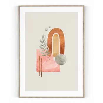 Plakát Plakát / Obraz Modern 30 x 40 cm Pololesklý saténový papír