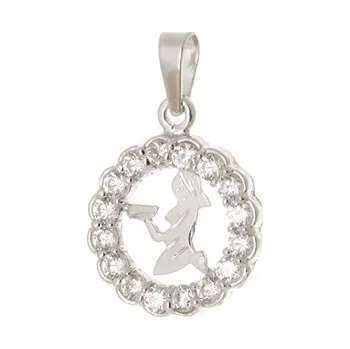 Přívěsek Stříbrný přívěšek znamení panna STRZ1202PANF