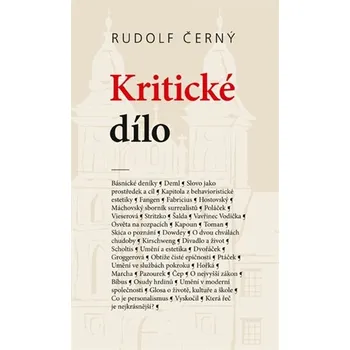 Kritické dílo - Texty z let 1928-1970