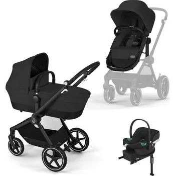 Autosedačka Cybex Eos Lux + Aton B2 i-Size + Base One 2025 - Moon Black