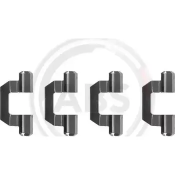 Přislušenství brzdového systému A.B.S. Sada příslušenství obložení kotoučové brzdy ABS 1077Q