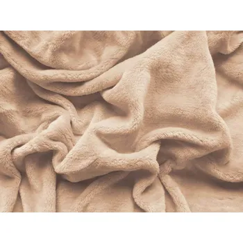 Prostěradlo XPOSE® Mikroplyšové prostěradlo Exclusive 90x200 cm béžová