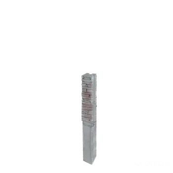 Příslušenství pro plot Diton Sloupek plotový Quick wall stone 120 150×150×2100 mm rohový šedý mix (8)