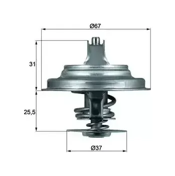 Chladič motoru MAHLE Termostat chladiva MAO TX 25 87D
