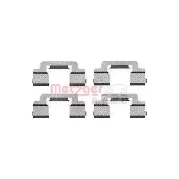 Přislušenství brzdového systému METZGER Sada příslušenství obložení kotoučové brzdy MTG 109-1703