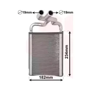 Výměník tepla VAN WEZEL Výměník tepla vnitřního vytápění VAW 82006375