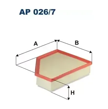 Autodíl FILTRON Vzduchový filtr FI AP026/7