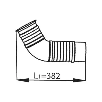 Výfuková trubka DINEX Výfuková trubka DNX 54214