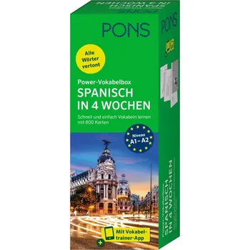 Cizí jazyk PONS Power-Vokabelbox španělština [německy]