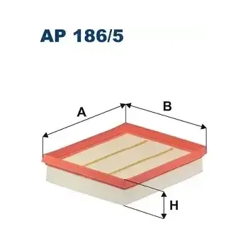 Autodíl FILTRON Vzduchový filtr FI AP186/5